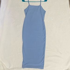 Baby blue dress